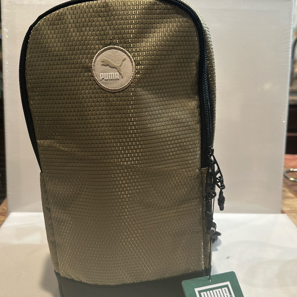 PUMA Activity Shoulder Crossbody Bag with adjustable straps.